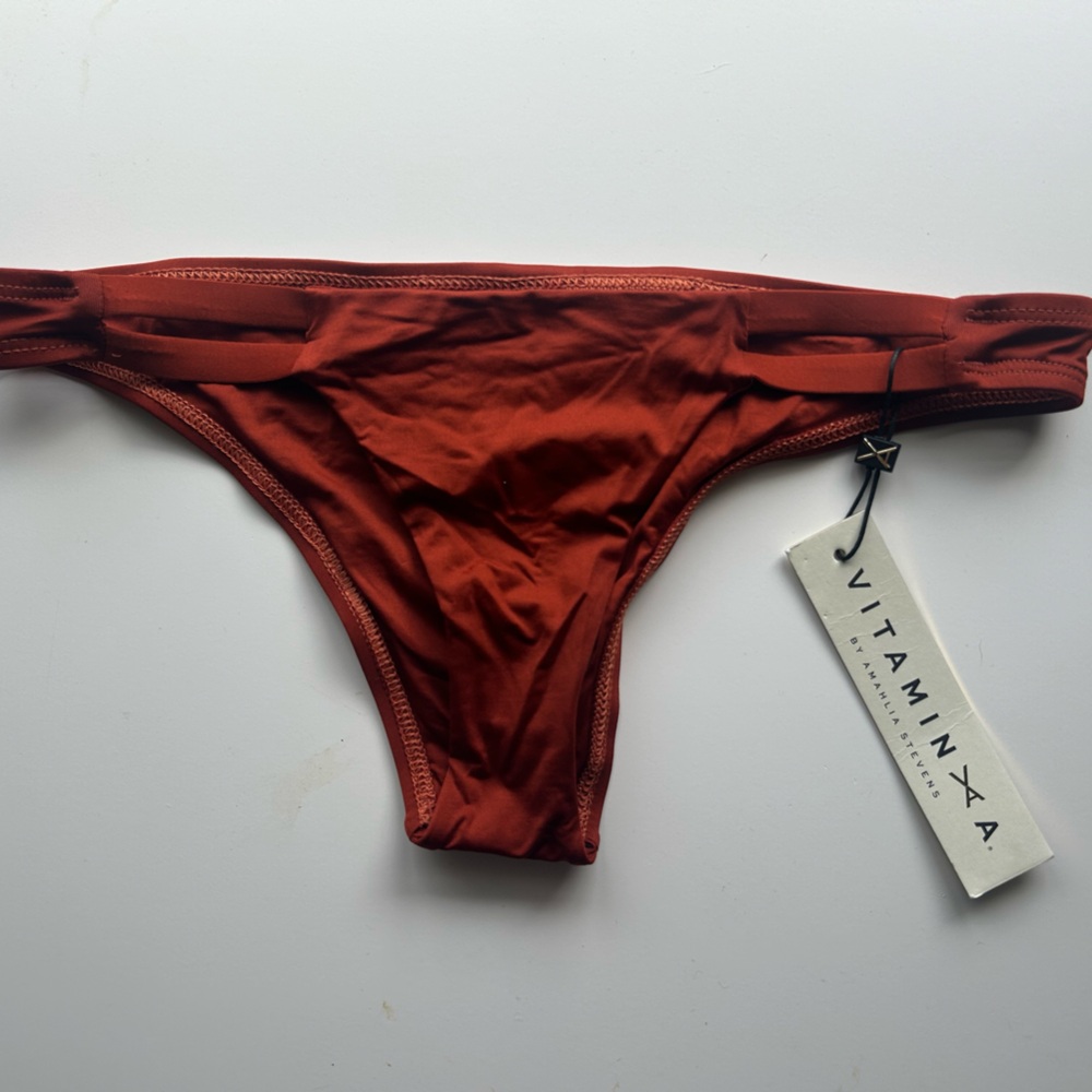 NEW! VITAMIN A SWIM - NWT - NEUTRA Cali Cut Bikini Bottom, Size Med - Picture 5 of 9